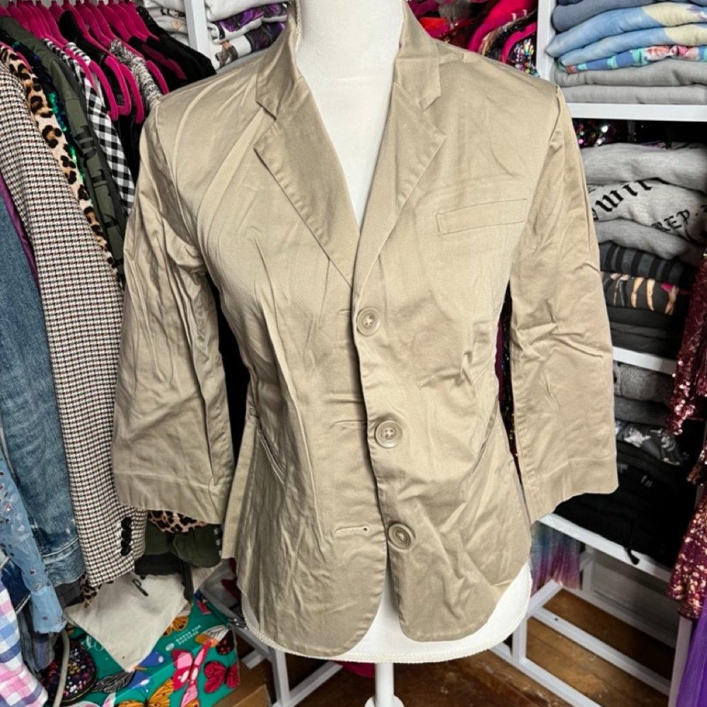 CREAM BLAZER
